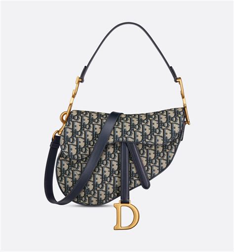 blue dior oblique embroidery|Dior Blue Oblique Embroidery Monogram Saddle Bag.